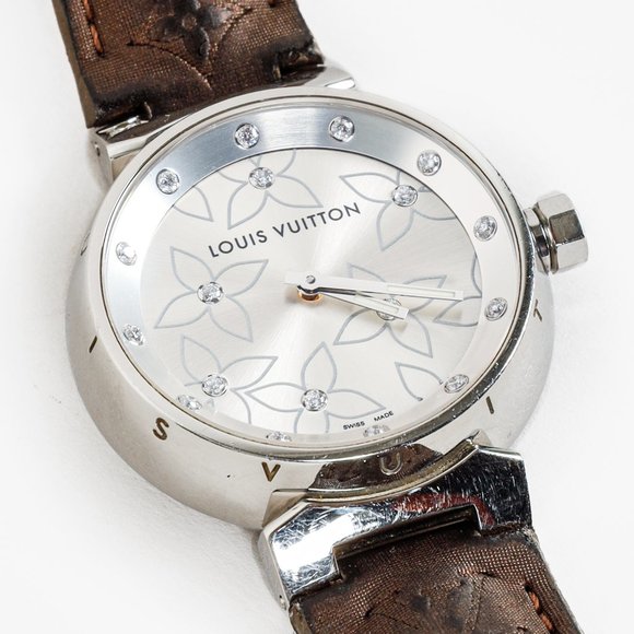 Louis Vuitton Tambour Lovely Cup Stainless Diamond Watch